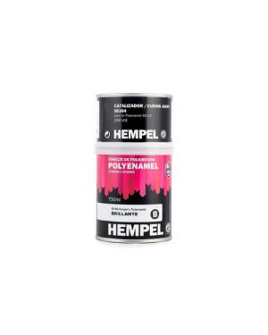ESMALTE POLYENAMEL 55102 + CURING 95304 NEGRO, 750ML